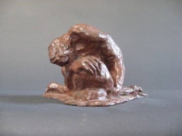 Sculpture titled "contemplation (ms25)" by Richard Herr, Original Artwork, Casting