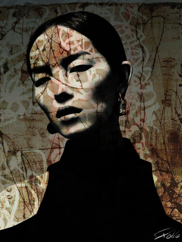 绘画 标题为“" asia grafikkk LA"…” 由Pierre Olié, 原创艺术品, 丙烯