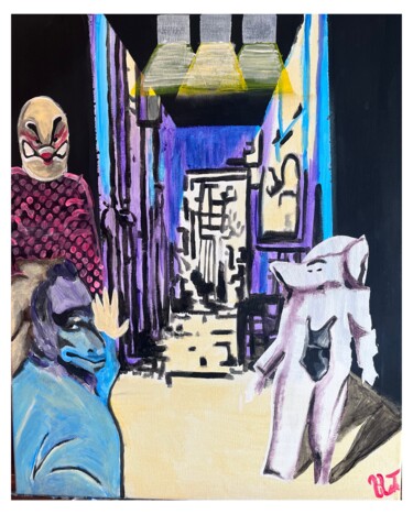 绘画 标题为“The Infatuation sys…” 由Horace Phoij, 原创艺术品, 丙烯