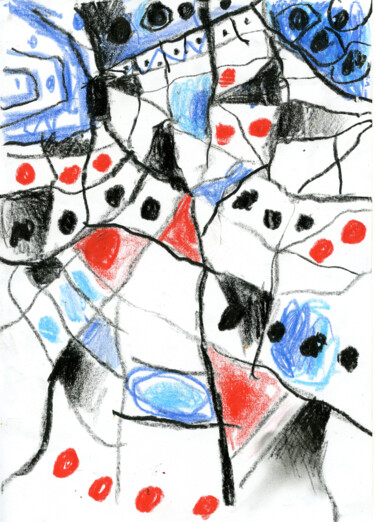 Printmaking titled "Duende 1.  -  Elf 1." by Albert Cruells, Original Artwork, Digital Print