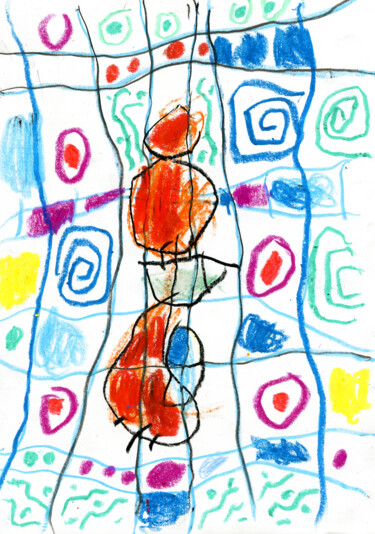 Printmaking titled "Duende 10.  -  Elf…" by Albert Cruells, Original Artwork, Digital Print
