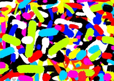 Arte digitale intitolato "D056/2023" da Marco Zautzik, Opera d'arte originale, Pittura digitale