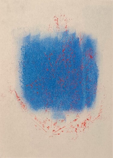 Painting titled "Sauge 1" by Tr, Original Artwork, Pastel