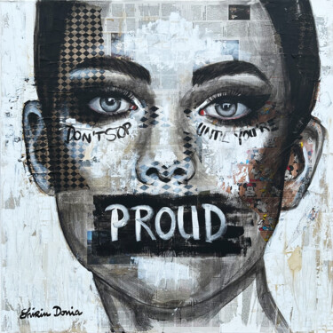 제목이 "PROUD 1"인 미술작품 Shirin Donia로, 원작, 아크릴