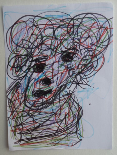 Tekening getiteld "105" door Jean-Philippe Vergnaud, Origineel Kunstwerk, Potlood