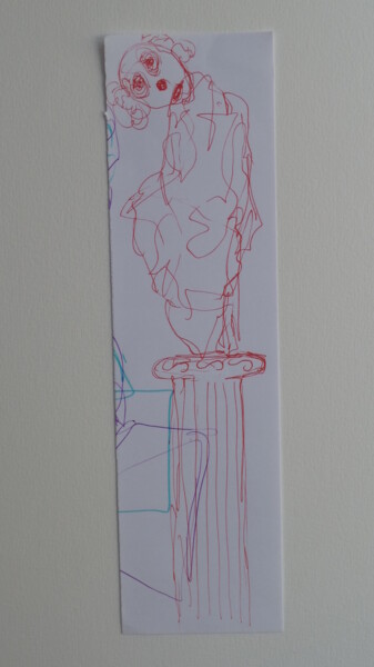 Tekening getiteld "107" door Jean-Philippe Vergnaud, Origineel Kunstwerk, Inkt