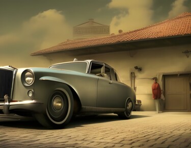 数字艺术 标题为“automobile” 由Lorenzo Corti, 原创艺术品, AI生成的图像