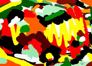 Arte digitale intitolato "D057/2023" da Marco Zautzik, Opera d'arte originale, Pittura digitale