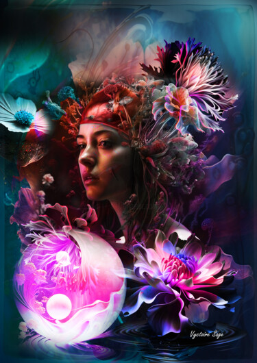 Arts numériques intitulée "Translucide" par Vyctoire Sage, Œuvre d'art originale, Photo montage