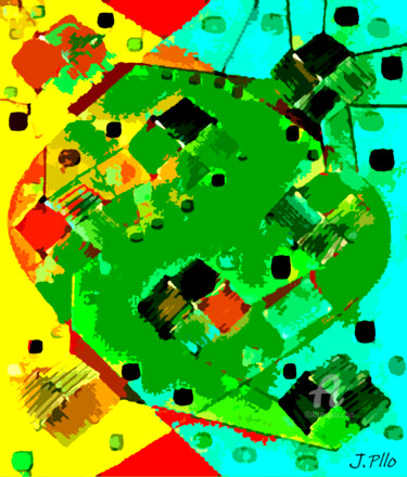 Arte digital titulada "zircone" por Joseph Pllo, Obra de arte original, Pintura Digital