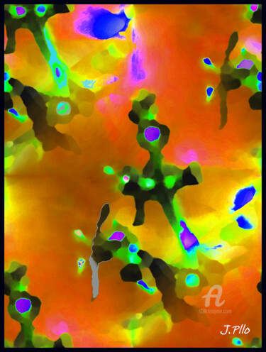 Arte digital titulada "kuaja" por Joseph Pllo, Obra de arte original, Pintura Digital