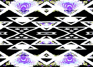 Photography titled "Abstract Python Ski…" by Ken Lerner, Original Artwork, Digital Photography