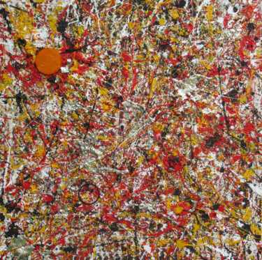 Peinture intitulée "Chaotique managemen…" par Sébastien Hauduc, Œuvre d'art originale, Acrylique Monté sur Châssis en bois
