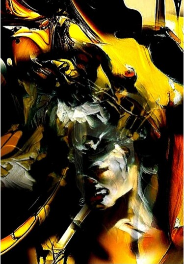 数字艺术 标题为“Erotica 28” 由Alya Veresk, 原创艺术品, 数字油画