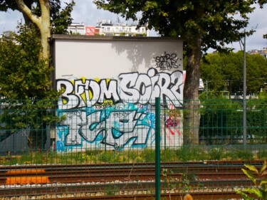 Paris Graffiti 1 Photographie intitulée "Paris Graffiti 1" par Troy Wilson-Ripsom, Œuvre d'art originale, Photographie numérique