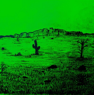数字艺术 标题为“Emerald Aftermath” 由Troy Wilson-Ripsom, 原创艺术品, 操纵摄影
