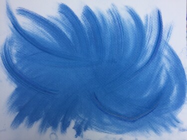 Dessin intitulée "Flamme" par Gédéon, Œuvre d'art originale, Pastel