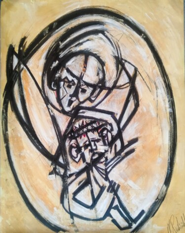 Jesus ovum Dibujo titulada "Jesus ovum" por Noham Rudisuhli, Obra de arte original, Acrílico