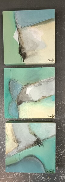 제목이 "Triptyque 1,2,3, no…"인 미술작품 Véronique Guillet로, 원작, 아크릴