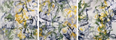 Malerei mit dem Titel "Watchful" von Andreas Angleitner, Original-Kunstwerk, Acryl