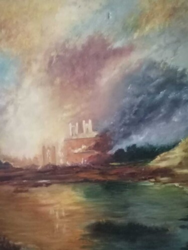 Pintura titulada "Marina3" por Encarnita Martin, Obra de arte original, Oleo Montado en Bastidor de camilla de madera