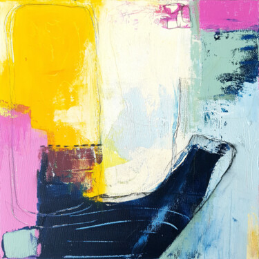 Brighten my day Painting titled "Brighten my day" by Iulia Paun, Original Artwork, Acrylic Mounted on Wood Stretcher frame