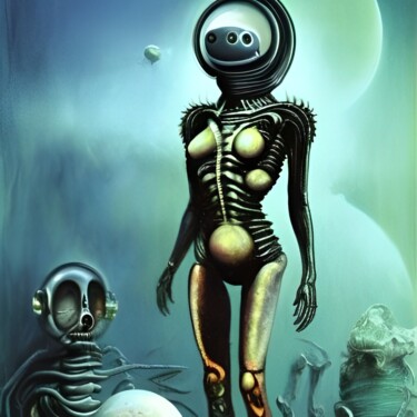 Digital Arts titled "No Job" by Michael C Bertsch, Original Artwork, Digital Painting