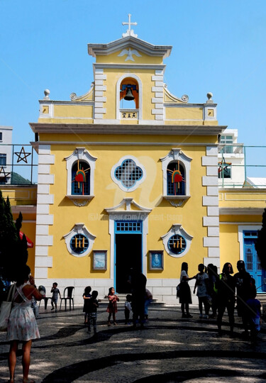 Macau - Old Church Photographie intitulée "Macau - Old Church" par Clement Tsang, Œuvre d'art originale, Photographie numérique