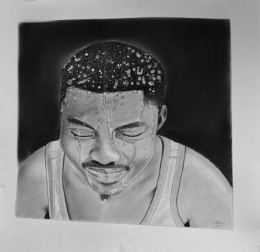 Hope in Depression Dibujo titulada "Hope in Depression" por Toneroartwork Anthony Edem, Obra de arte original, Carbón