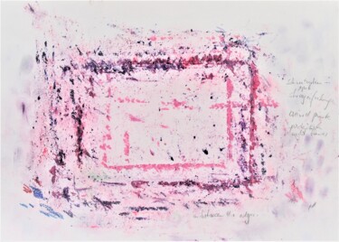 图画 标题为“o.T. (framework at…” 由Dorothea Breit, 原创艺术品, 粉彩