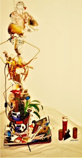 Sculpture titled "Amor," by Sylvain Zabeth, Original Artwork, Acrylic