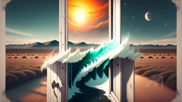 Digital Arts titled "Intimate distance" by Artynkom, Original Artwork, Digital Print