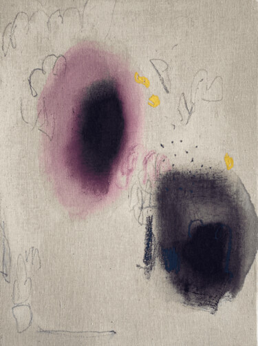 Abstract "Berry mix No2" Pittura intitolato "Abstract "Berry mix…" da Maria Buduchikh, Opera d'arte originale, Pastello