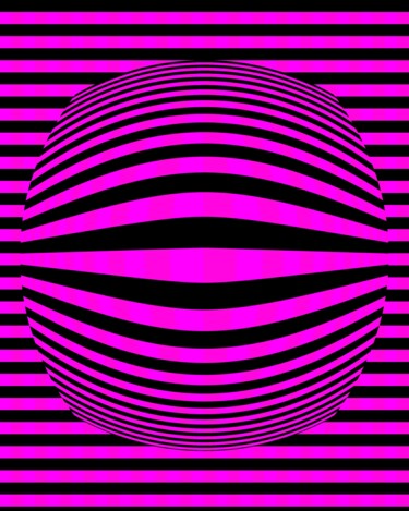 数字艺术 标题为“BoBo Design pink” 由Gaudi .C, 原创艺术品, 2D数字工作