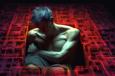 Цифровое искусство под названием "Can someone save me…" - Stanislav Starchenko, Подлинное произведение искусства, 2D Цифрова…