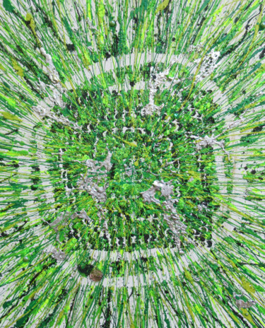 Peinture intitulée "Collapse" par Sébastien Hauduc, Œuvre d'art originale, Acrylique Monté sur Châssis en bois