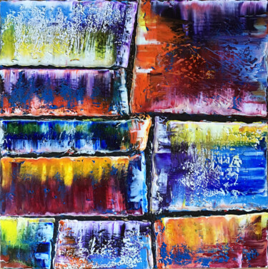 Painting titled "Tectonically Yours" by Preston M. Smith (PMS), Original Artwork, Oil