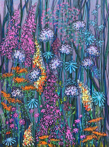 Original painting "Reserved place” Painting titled "Original painting "…" by Olga Rokhmanyuk (ROArtUS), Original Artwork, Acrylic