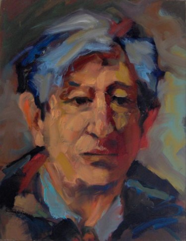 Peinture intitulée "Jean" par Karine Lemoine, Œuvre d'art originale