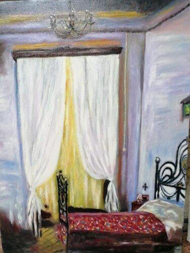 Pintura titulada "Dormir" por Encarnita Martin, Obra de arte original, Oleo Montado en Bastidor de camilla de madera