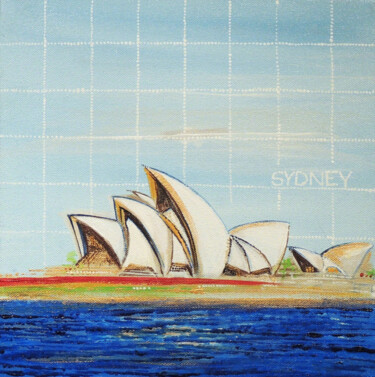 Peinture intitulée "Sydney" par Arpita B Ruparel, Œuvre d'art originale, Acrylique
