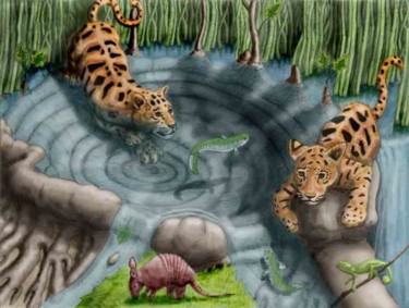 Digital Arts titled "The Fishing Hollow" by Jason Stillman, Original Artwork
