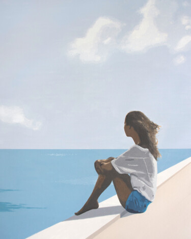 Pintura titulada "Happy solitude" por Daniel Gibert, Obra de arte original, Oleo Montado en Bastidor de camilla de madera