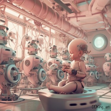 数字艺术 标题为“Baby Machine” 由Ddking, 原创艺术品, 数字打印