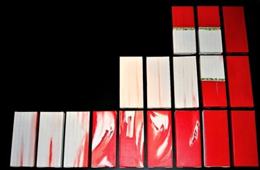 Peinture intitulée "Breath me out" par Jchadima, Œuvre d'art originale, Huile Monté sur Châssis en bois