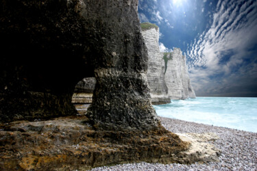 Photographie intitulée "Etretat" par Jean-Claude Mathier, Œuvre d'art originale, Photographie numérique