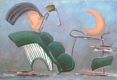 "Rejoicing Together" Series "Family Portrait" abstract 绘画 标题为“"Rejoicing Together…” 由Marina Litvinova, 原创艺术品, 油 安装在木质担架架上