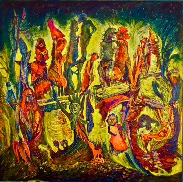 Walpurgisnacht "Walpurgisnacht" başlıklı Tablo Dieter Stockmann tarafından, Orijinal sanat, Akrilik