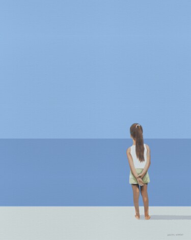 Pintura titulada "Admiration" por Daniel Gibert, Obra de arte original, Oleo Montado en Bastidor de camilla de madera