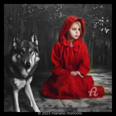 Digital Arts titled "Cap4" by Mariano Moriconi, Original Artwork, AI generated image